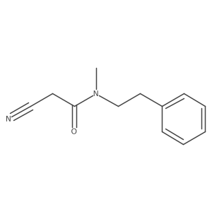 2-Cyano-N-methyl-N-phenethylacetamide结构式
