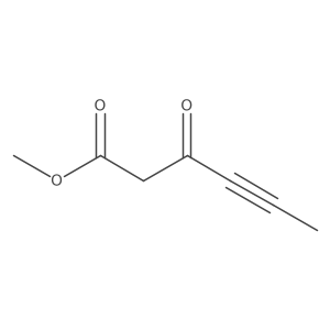 Methyl 3-oxo-4-hexynoate Structure