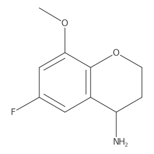 6-Fluoro-8-methoxychroman-4-amine Structure