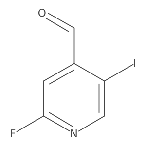 2-Fluoro-5-iodoisonicotinaldehyde Structure