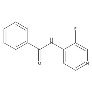 N-(3-fluoropyridin-4-yl)benzamide结构式
