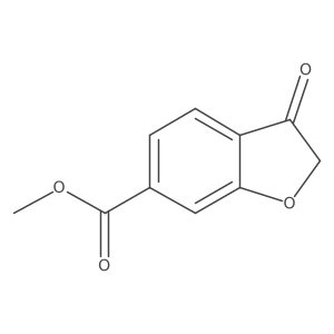 Methyl 3-oxo-2,3-dihydrobenzofuran-6-carboxylate结构式