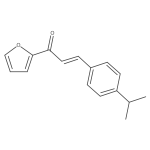 (2E)-1-(Furan-2-yl)-3-[4-(propan-2-yl)phenyl]prop-2-en-1-one Structure