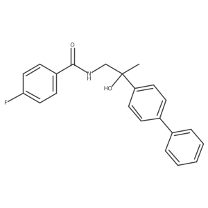 N-(2-([1,1'-biphenyl]-4-yl)-2-hydroxypropyl)-4-fluorobenzamide Structure