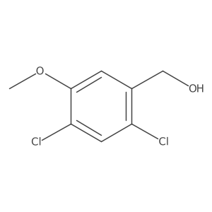 (2,4-Dichloro-5-methoxyphenyl)methanol Structure