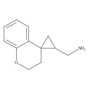 {2,3-Dihydrospiro[1-benzopyran-4,1'-cyclopropane]-3'-yl}methanamine Structure