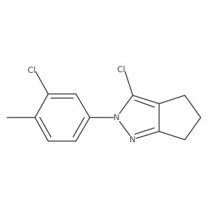 3-Chloro-2-(3-chloro-4-methylphenyl)-2h,4h,5h,6h-cyclopenta[c]pyrazole Structure