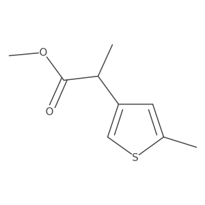 Methyl 2-(5-methylthiophen-3-yl)propanoate Structure