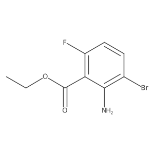 Ethyl 2-amino-3-bromo-6-fluorobenzoate Structure