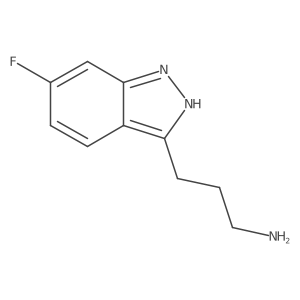 3-(6-Fluoro-1H-indazol-3-yl)propan-1-amine Structure