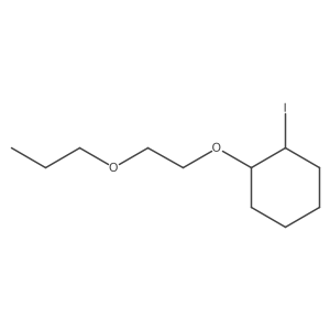1-Iodo-2-(2-propoxyethoxy)cyclohexane结构式