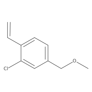 2-Chloro-4-(methoxymethyl)-1-vinylbenzene结构式