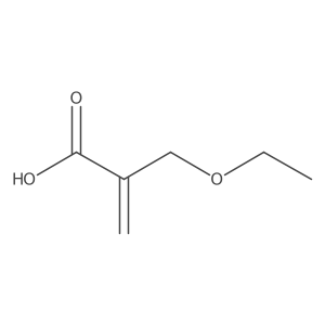 2-(Ethoxymethyl)-2-propenoic acid Structure