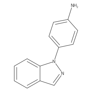 4-(1H-indazol-1-yl)aniline结构式