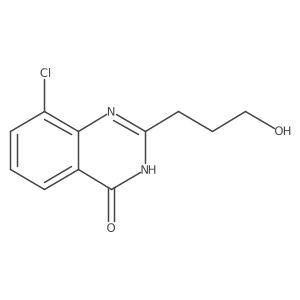 8-Chloro-2-(3-hydroxypropyl)-4(3H)-quinazolinone结构式