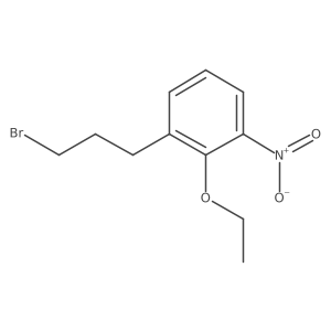 1-(3-Bromopropyl)-2-ethoxy-3-nitrobenzene结构式