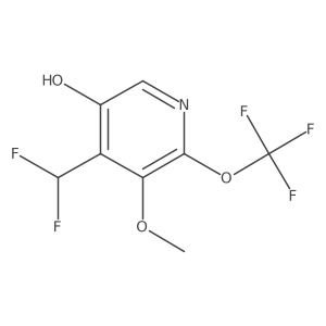 4-(Difluoromethyl)-5-methoxy-6-(trifluoromethoxy)pyridin-3-ol Structure