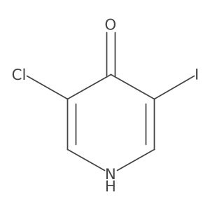 3-Chloro-5-iodopyridin-4-ol Structure