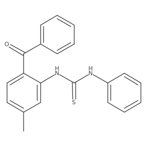 3-(2-Benzoyl-5-methylphenyl)-1-phenylthiourea Structure