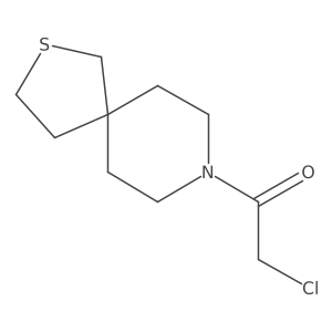 2-Chloro-1-(2-thia-8-azaspiro[4.5]decan-8-yl)ethanone Structure