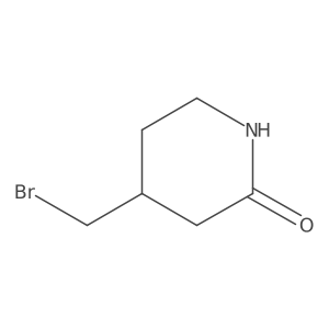 4-(Bromomethyl)-2-piperidinone Structure
