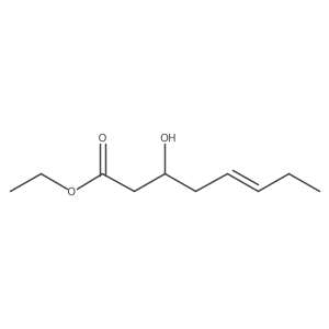 5-Octenoic acid, 3-hydroxy-, ethyl ester, [R-(Z)]- Structure