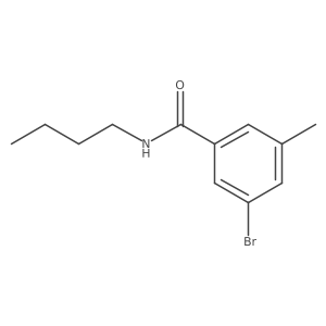 3-Bromo-N-butyl-5-methylbenzamide结构式