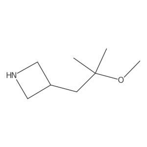 3-(2-Methoxy-2-methylpropyl)azetidine结构式