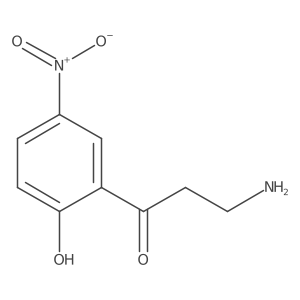 3-Amino-1-(2-hydroxy-5-nitrophenyl)propan-1-one Structure