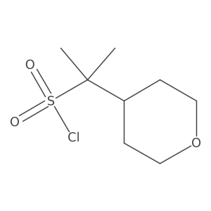 2-(Oxan-4-yl)propane-2-sulfonyl chloride Structure