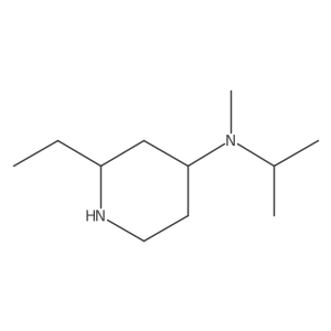 2-ethyl-N-methyl-N-(propan-2-yl)piperidin-4-amine结构式