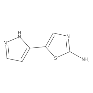 5-(1H-pyrazol-5-yl)thiazol-2-amine Structure