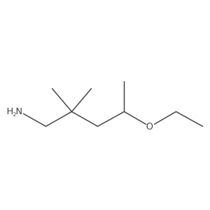 4-Ethoxy-2,2-dimethylpentan-1-amine Structure