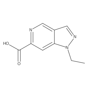 1-Ethyl-1H-pyrazolo[4,3-c]pyridine-6-carboxylic acid结构式