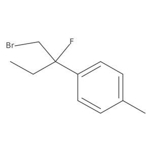 1-(1-Bromo-2-fluorobutan-2-yl)-4-methylbenzene Structure