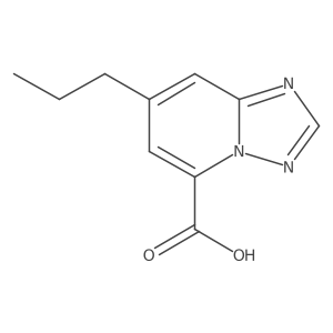 7-Propyl-[1,2,4]triazolo[1,5-a]pyridine-5-carboxylic acid Structure