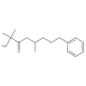 2-Amino-6-(benzyloxy)-2,5-dimethylhexan-3-one结构式