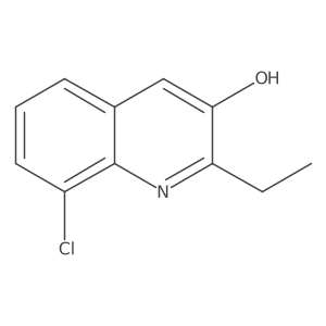 8-Chloro-2-ethylquinolin-3-ol结构式