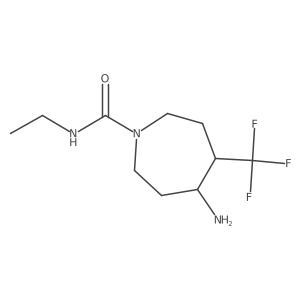 4-amino-N-ethyl-5-(trifluoromethyl)azepane-1-carboxamide Structure