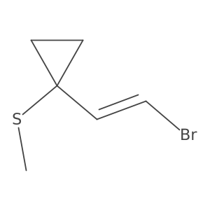 1-(2-Bromoethenyl)-1-(methylsulfanyl)cyclopropane结构式