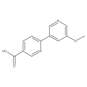 6-(5-Methoxypyridin-3-yl)pyridine-3-carboxylic acid结构式