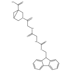 3-{2-[2-({[(9H-fluoren-9-yl)methoxy]carbonyl}amino)acetamido]acetyl}-3-azabicyclo[3.1.0]hexane-1-carboxylic acid Structure