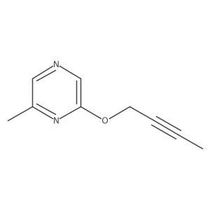 2-(But-2-yn-1-yloxy)-6-methylpyrazine Structure