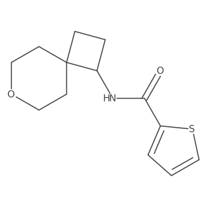 N-{7-oxaspiro[3.5]nonan-1-yl}thiophene-2-carboxamide结构式