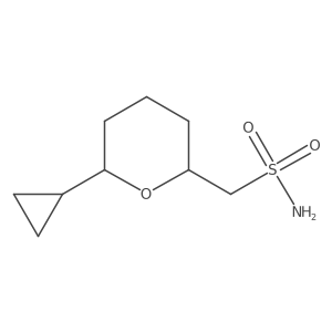(6-Cyclopropyloxan-2-yl)methanesulfonamide Structure