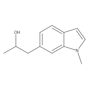(2S)-1-(1-methyl-1H-indol-6-yl)propan-2-ol结构式