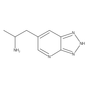 (2S)-1-{3H-[1,2,3]triazolo[4,5-b]pyridin-6-yl}propan-2-amine结构式