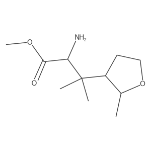 Methyl 2-amino-3-methyl-3-(2-methyloxolan-3-yl)butanoate Structure