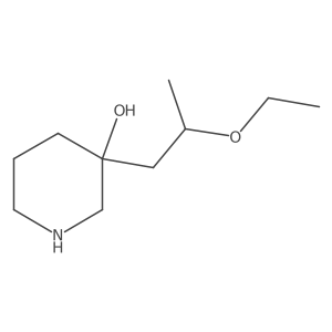 3-(2-Ethoxypropyl)piperidin-3-ol Structure