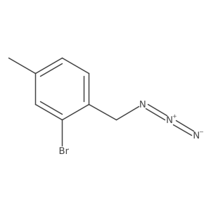 1-(Azidomethyl)-2-bromo-4-methylbenzene结构式